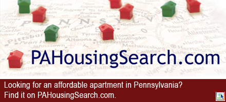 Locate an affordable apartment in Pennsylvania.
